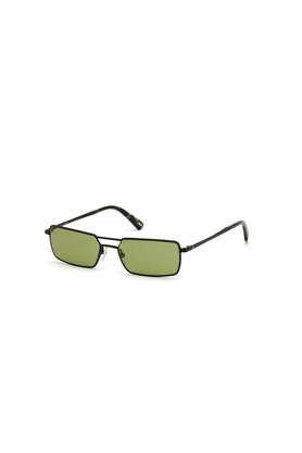 unisex half rim 100% uv protection (uv 400) geometric sunglasses - we0287 54 02n