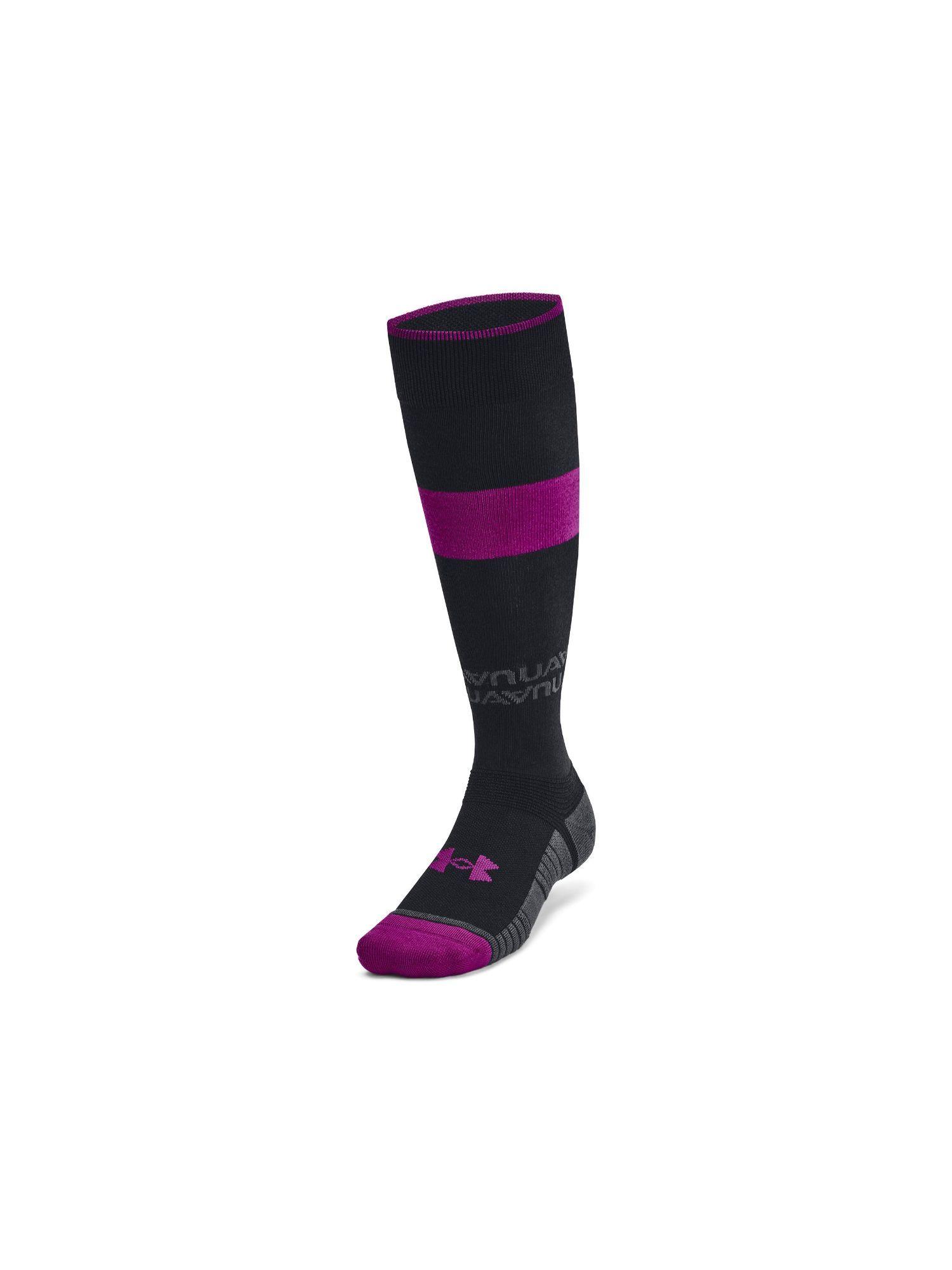 unisex high rise over the calf socks - black