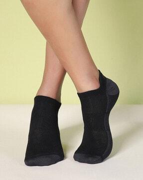 unisex logo print ankle-length socks