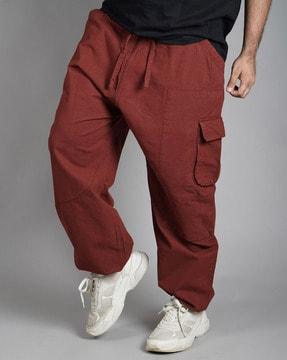 unisex loose fit cargo hopper pants