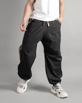 unisex loose fit parachute hopper pants