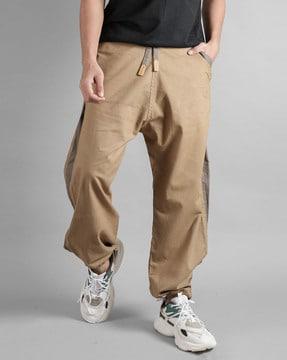 unisex loose fit parachute hopper pants