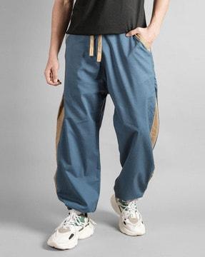 unisex loose fit parachute hopper pants