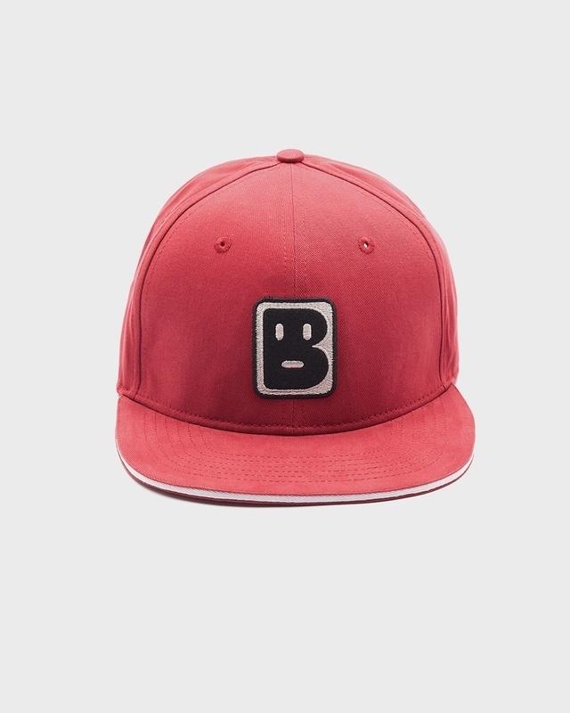 unisex maroon big b snapback cap