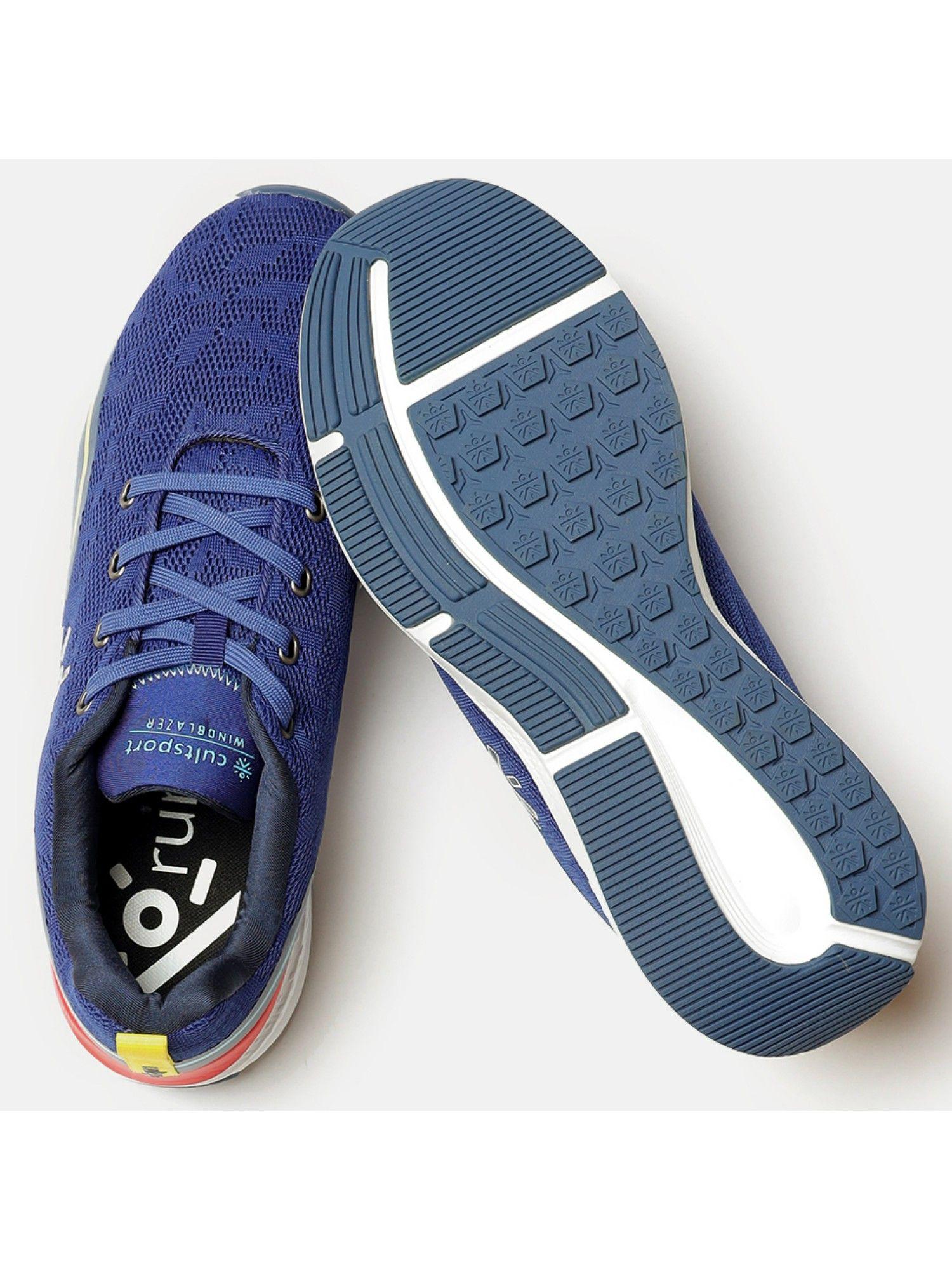 unisex mesh windblazer blue running shoe