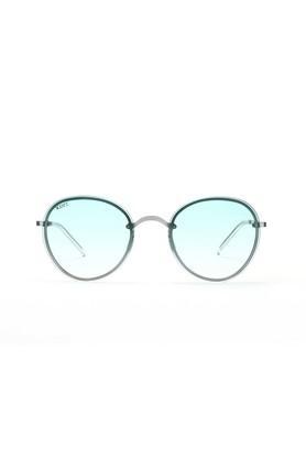 unisex metal non polarized lens round sunglasses - 2400