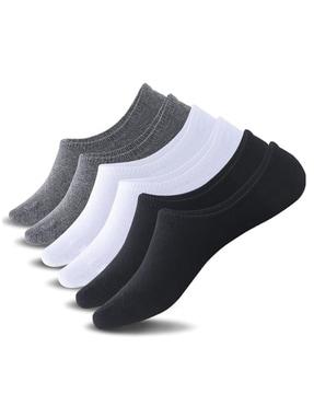 unisex pack of 3 no-show socks