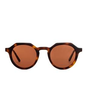 unisex polarized and uv protected round sunglasses -jj s14669