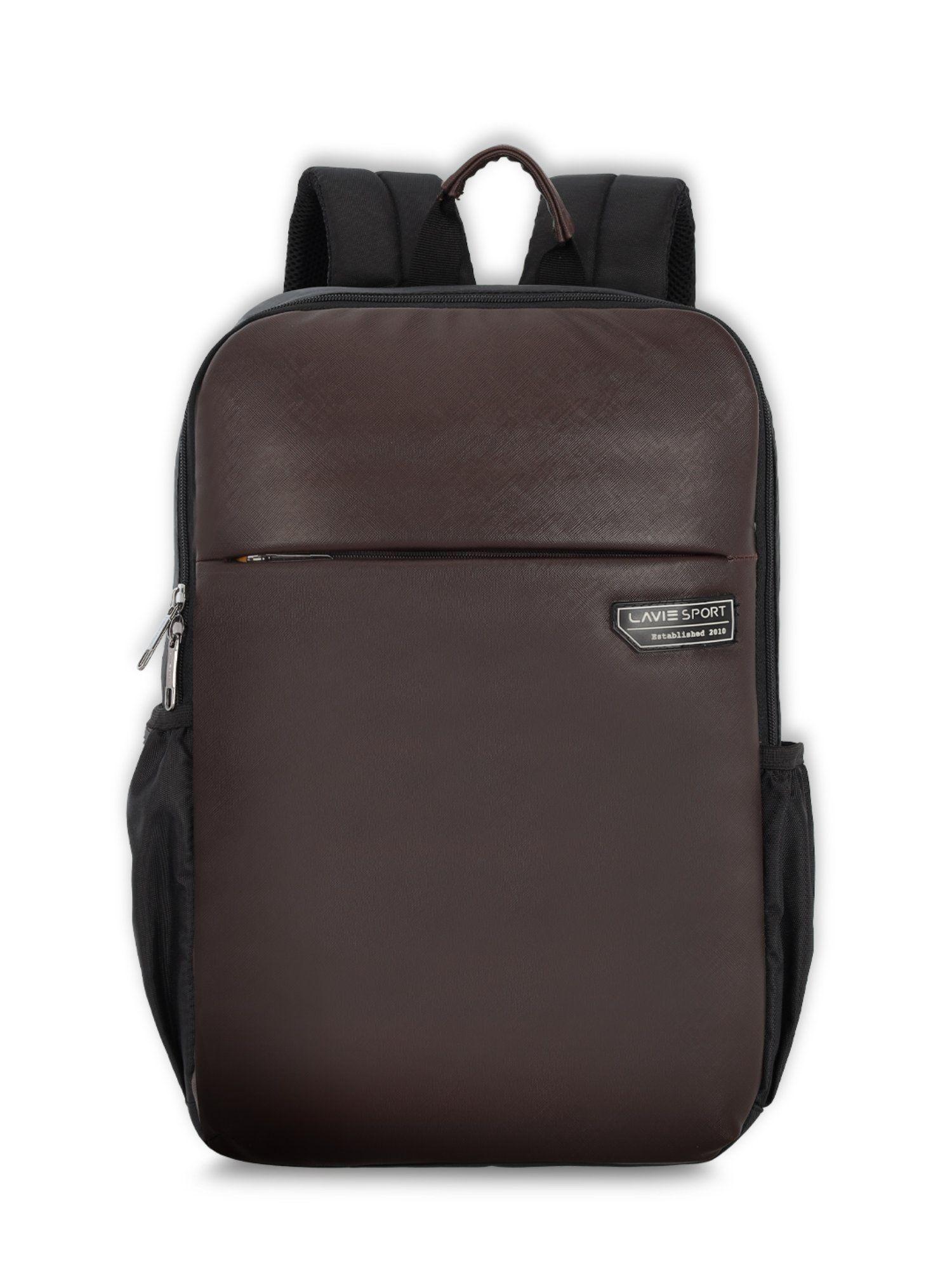 unisex premier 21l laptop backpack brown (m)