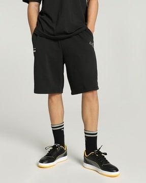 unisex regular fit shorts with insert pockets