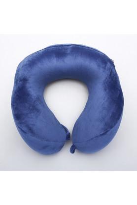 unisex slub travel neck pillow - purple