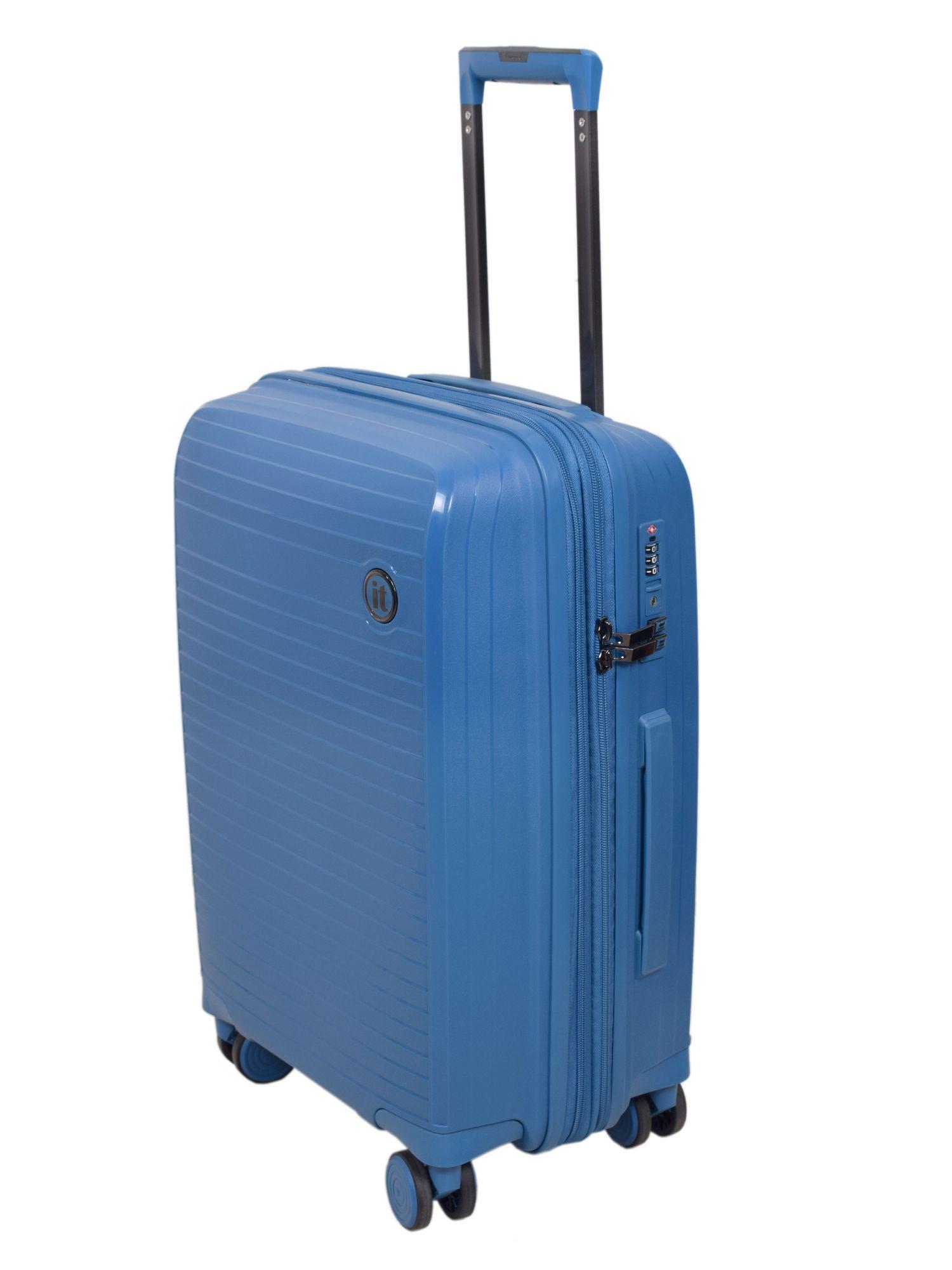 unisex spontaneous vallarta blue expandable 20 trolley bag