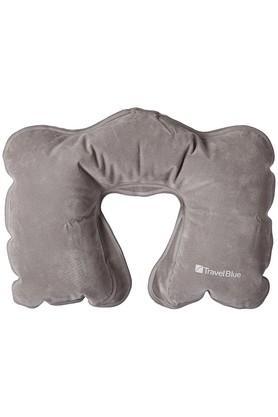 unisex travel inflatable neck pillow - grey