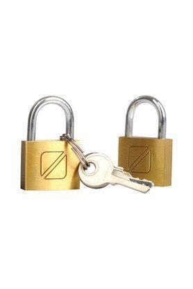 unisex travel padlocks 20 mm - gold