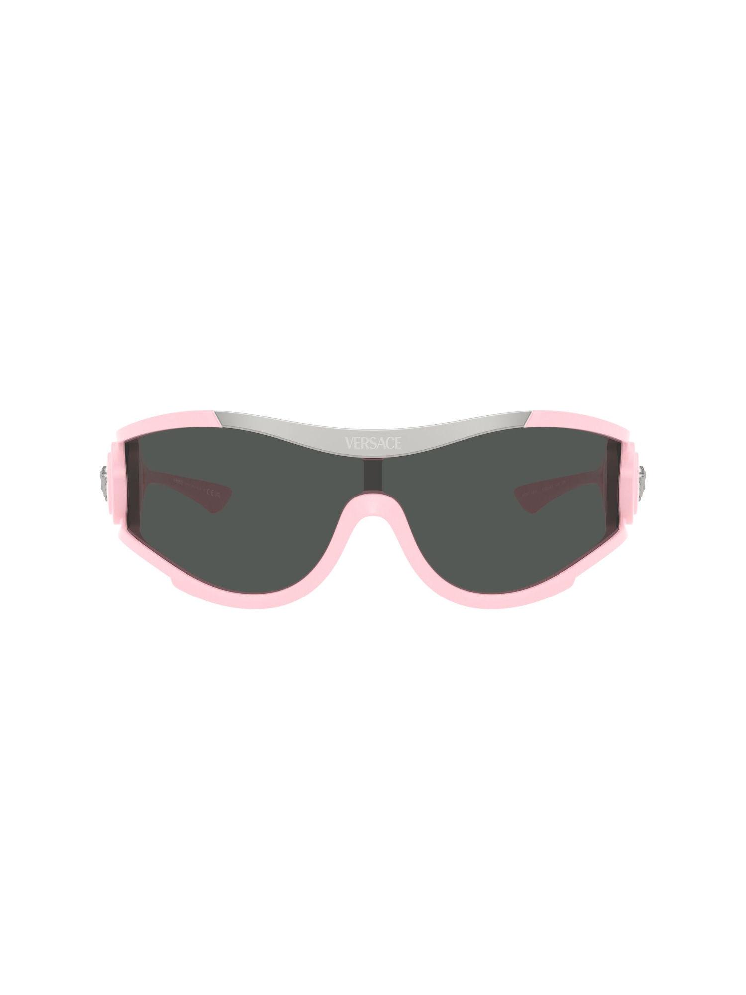 unisex uv protected grey lens irregular sunglasses - 0ve447554858742