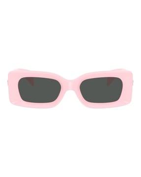 unisex uv-protected rectangular sunglasses-0ve4474u