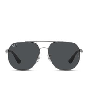 unisex uv-protected round sunglasses-0rb3714i