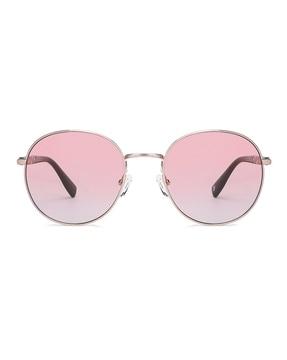 unisex uv-protected round sunglasses-jj s12797xl