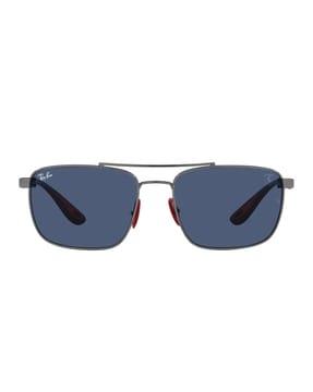 unisex uv-protected square sunglasses-0rb3715m