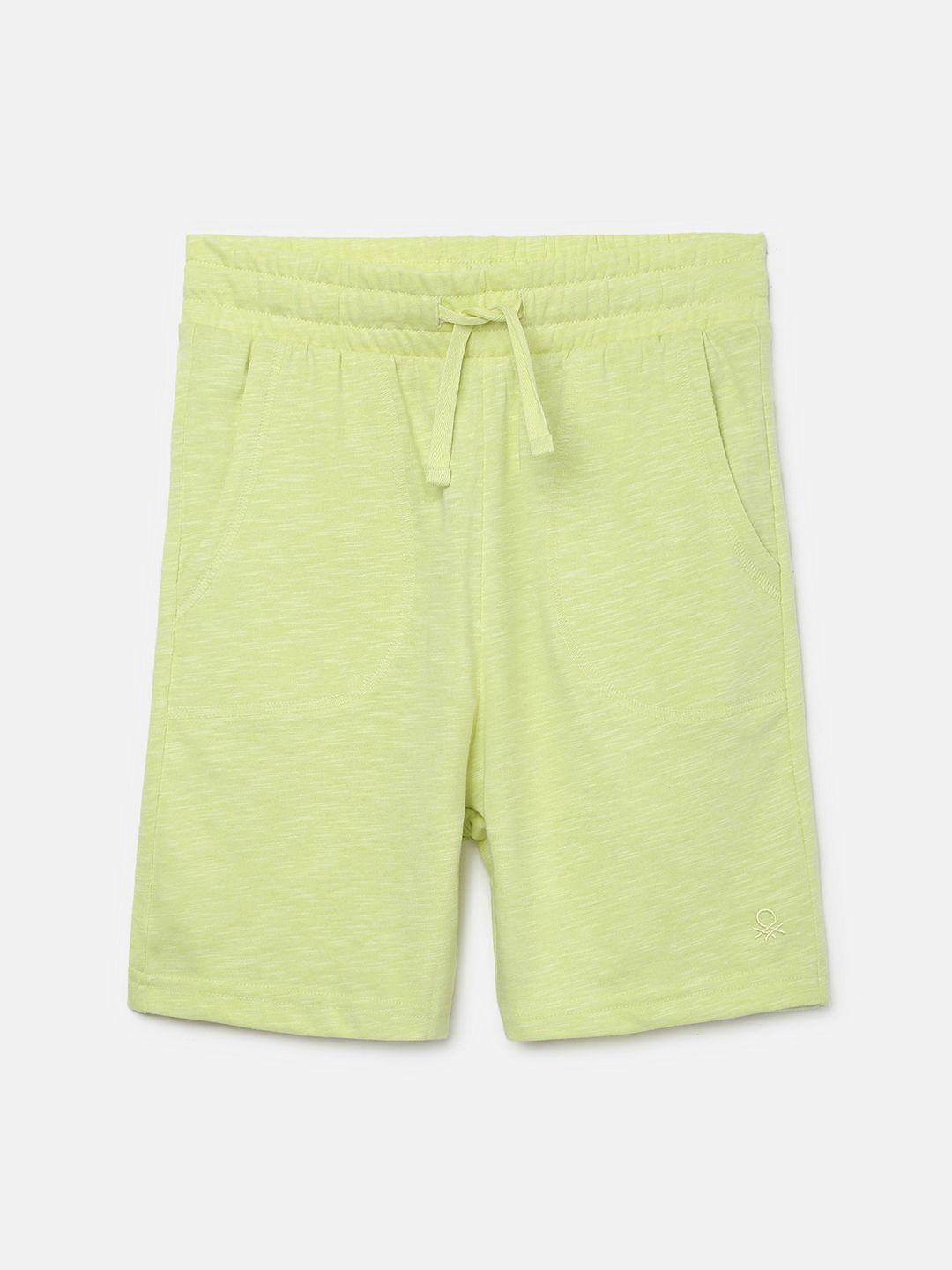 united colors of benetton boys mid-rise shorts