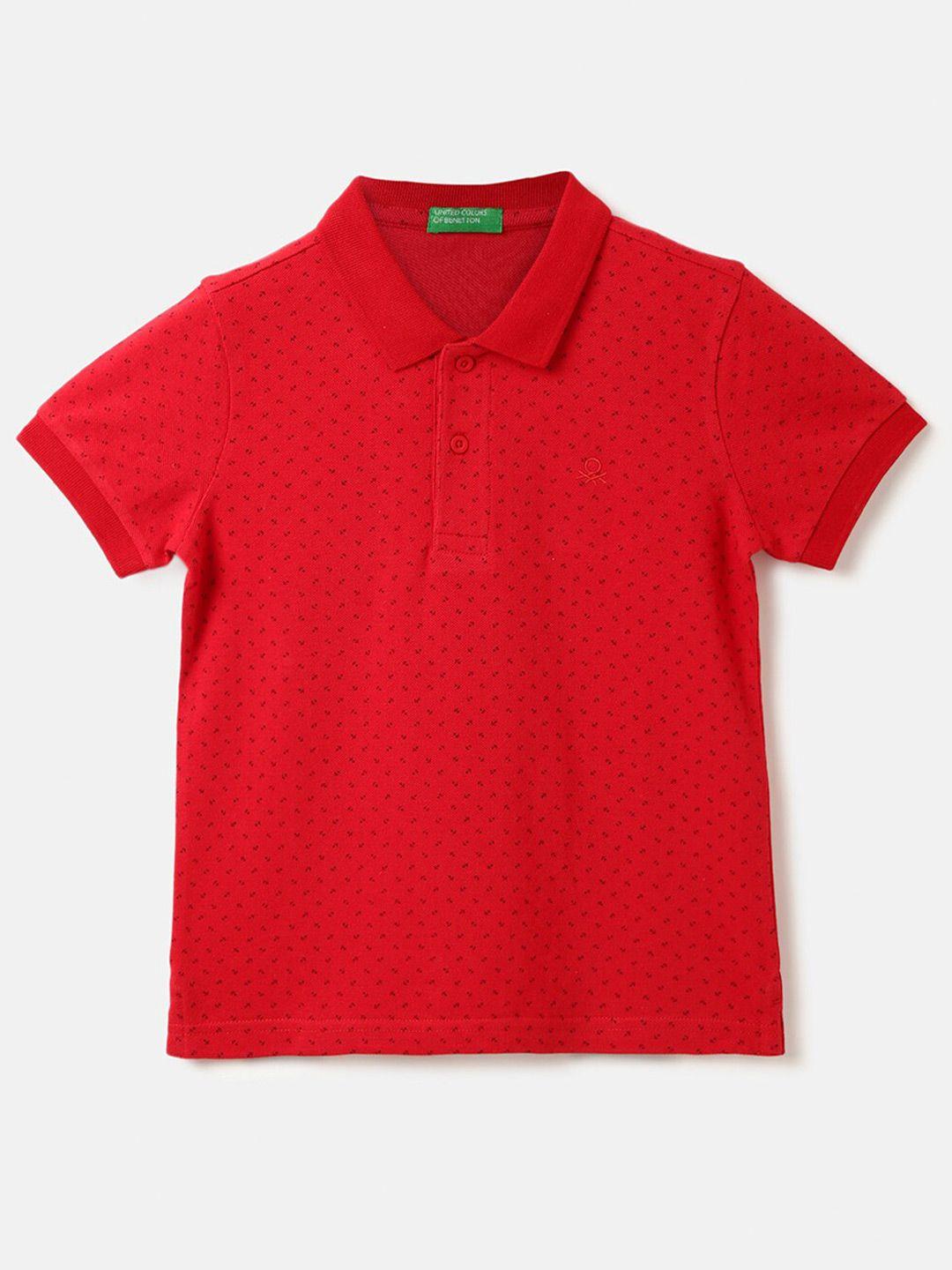 united colors of benetton boys polo collar cotton t-shirt