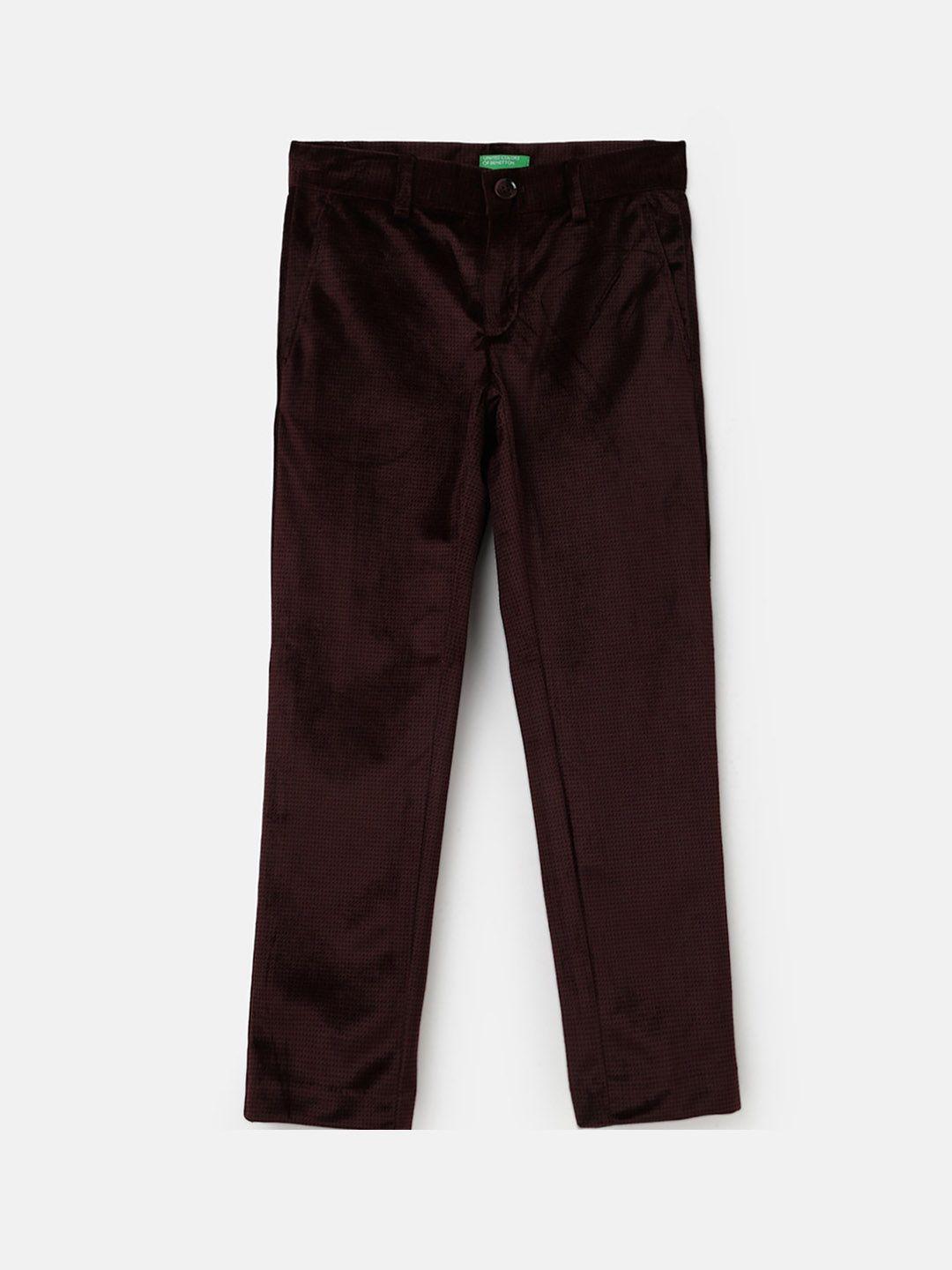 united colors of benetton boys slim fit trousers