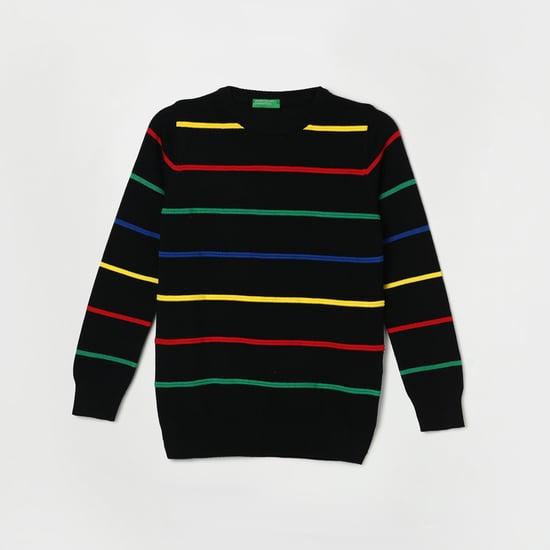 united colors of benetton boys striped sweater