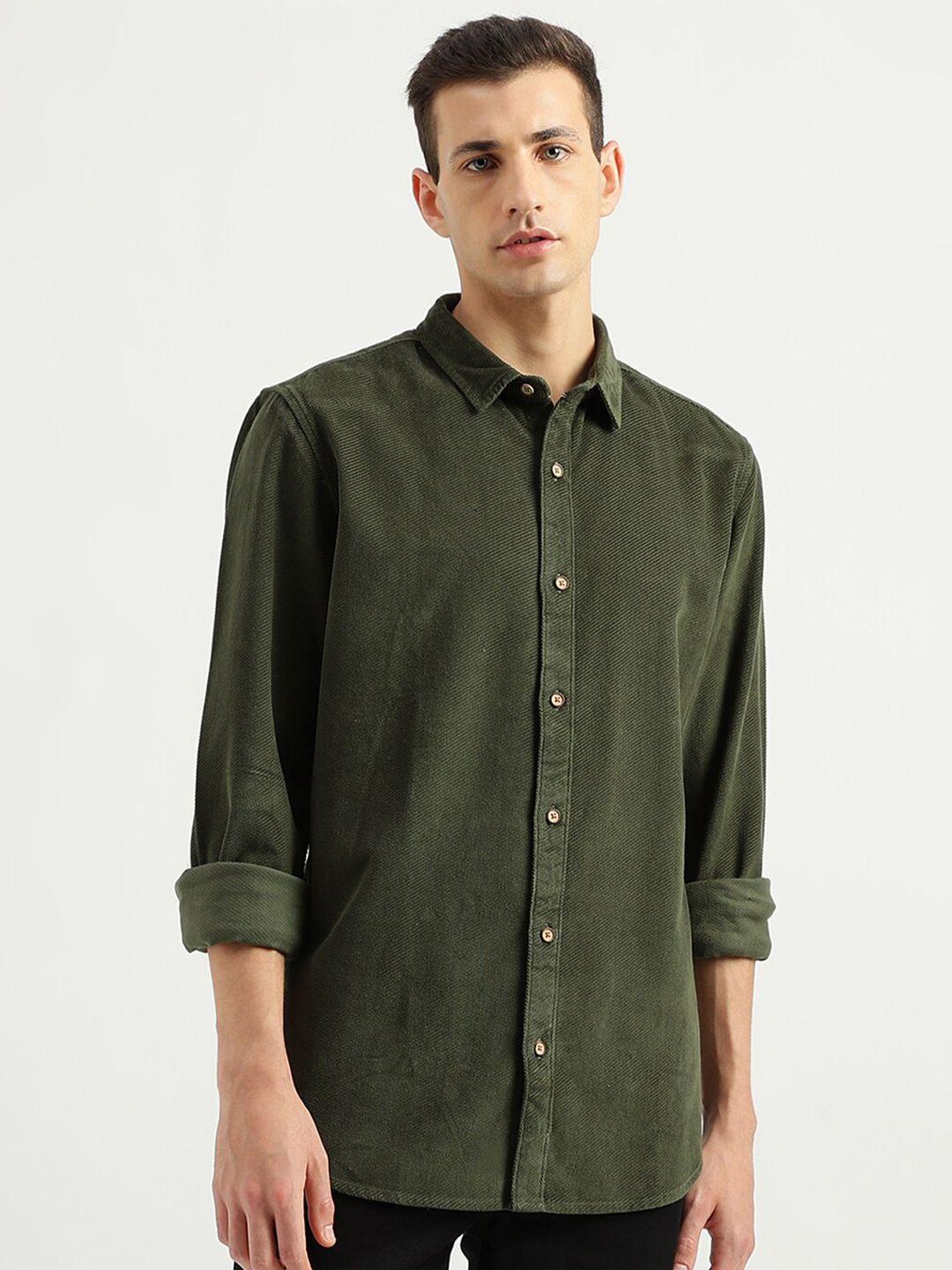 united colors of benetton cotton opaque casual shirt