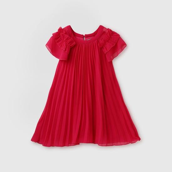 united colors of benetton girls pleated dress