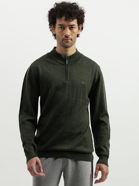 united colors of benetton grey regular fit sweater