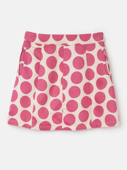 united-colors-of-benetton-kids-girl's-polka-dot-regular-fit-skirt