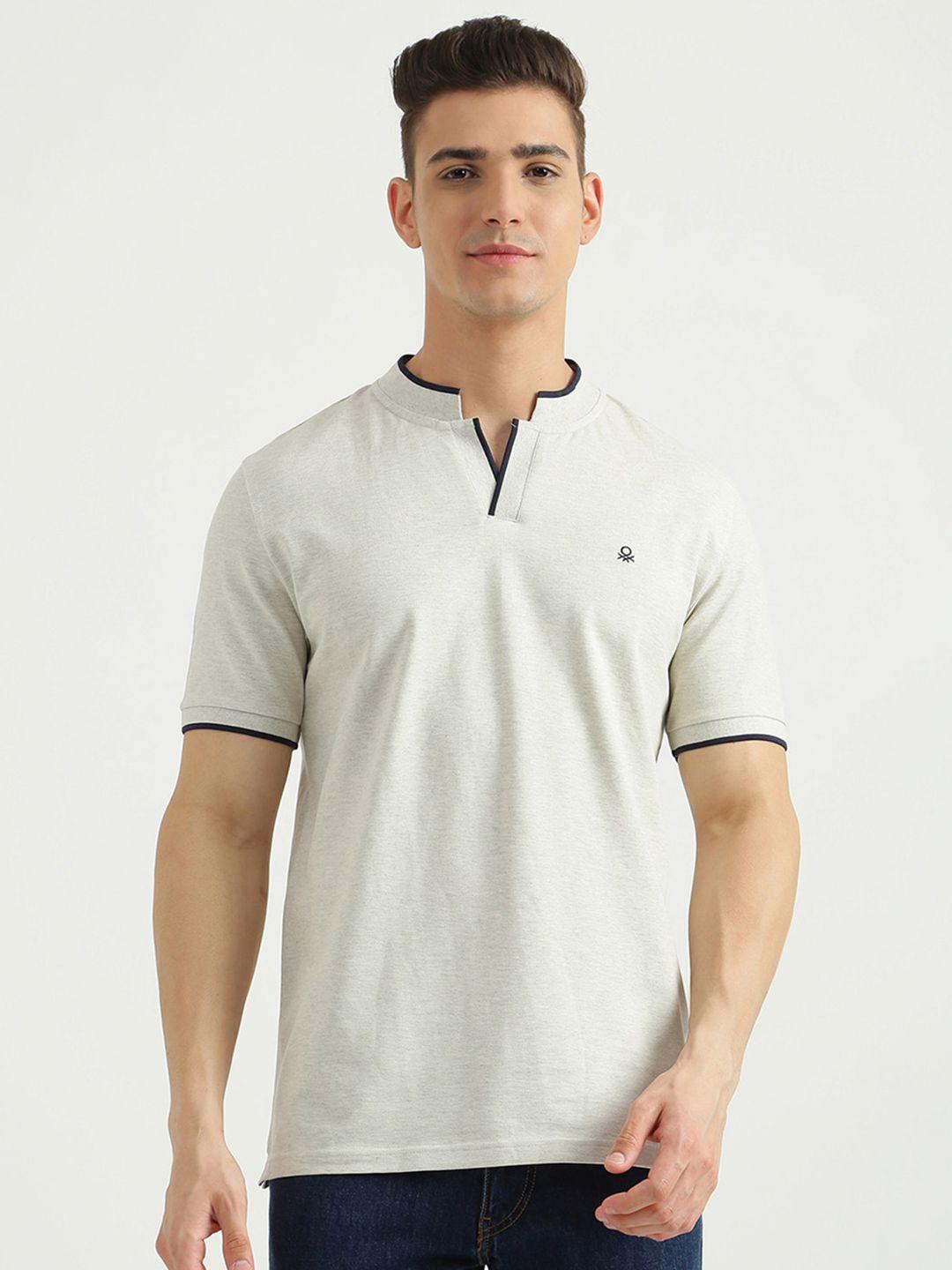 united colors of benetton men cotton short sleeves regular fit t-shirt