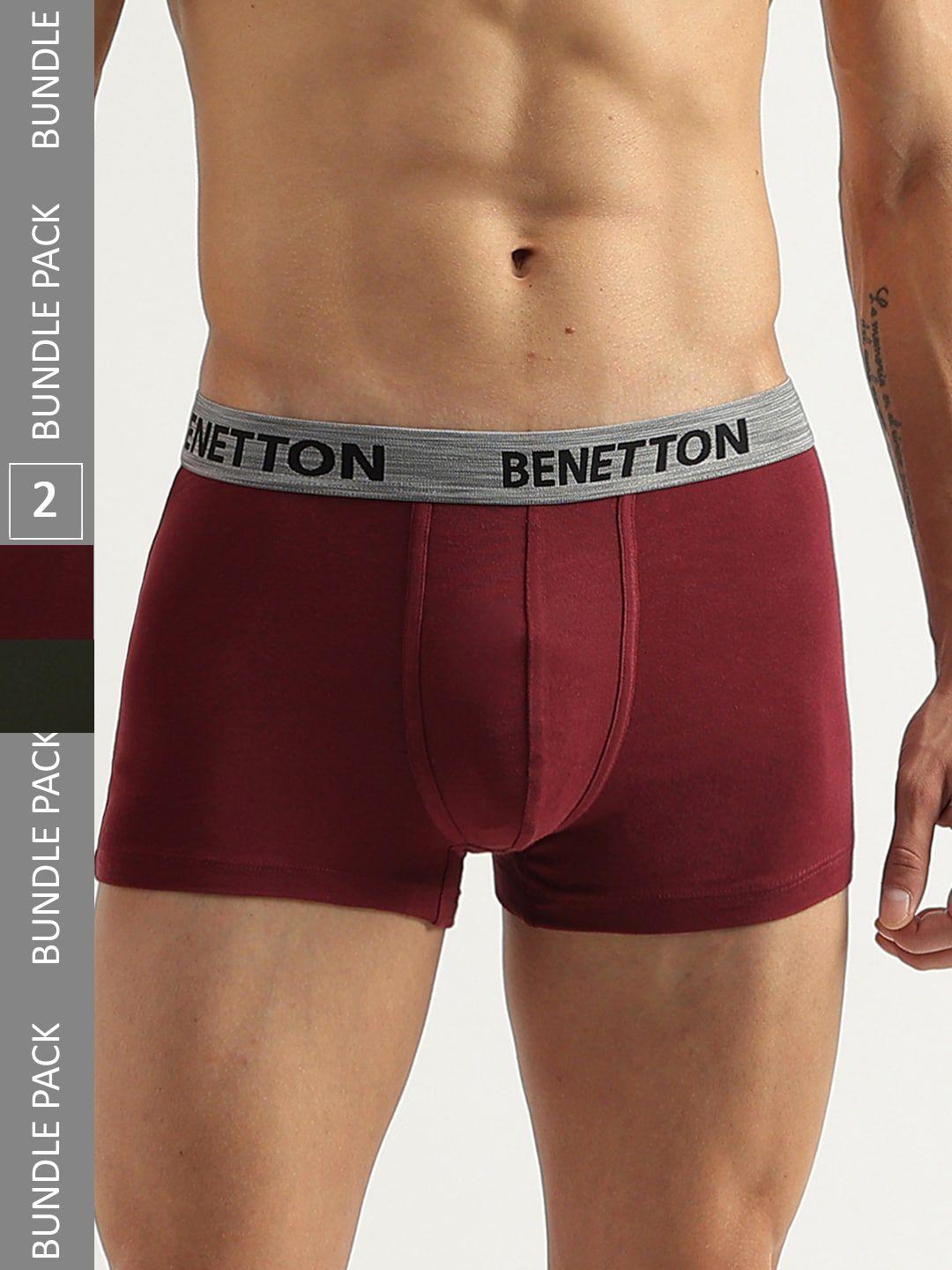 united colors of benetton pack of 2 trunks 23p3menuc144i902s