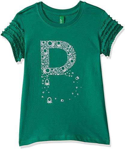 united colors of benetton baby girls' regular fit plain knitwear (18a3094c0108i_ultramarine green_1y/9-12 months)