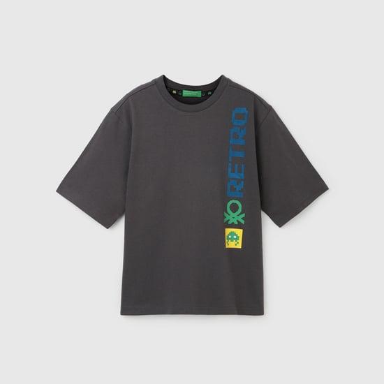 united colors of benetton boy printed t-shirt