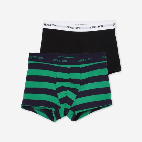 united colors of benetton boys assorted trunks - pack of 2