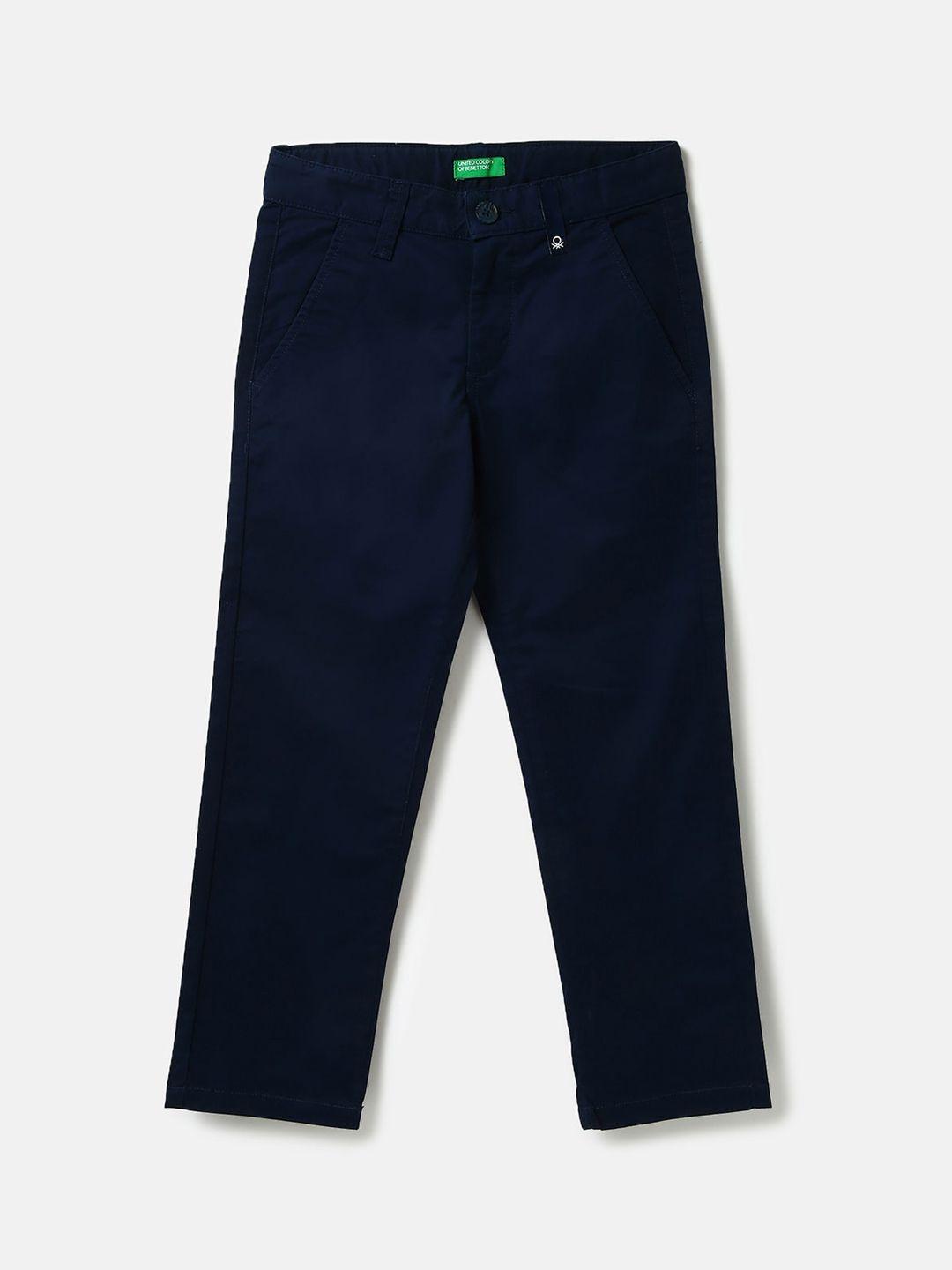 united colors of benetton boys cotton chinos trousers