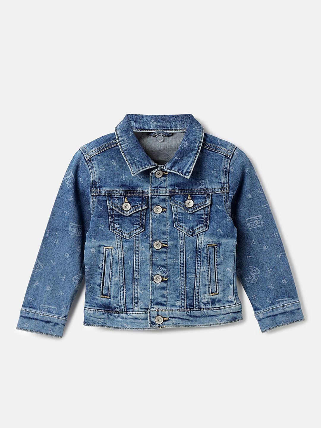 united colors of benetton boys detachable hood cotton denim jacket