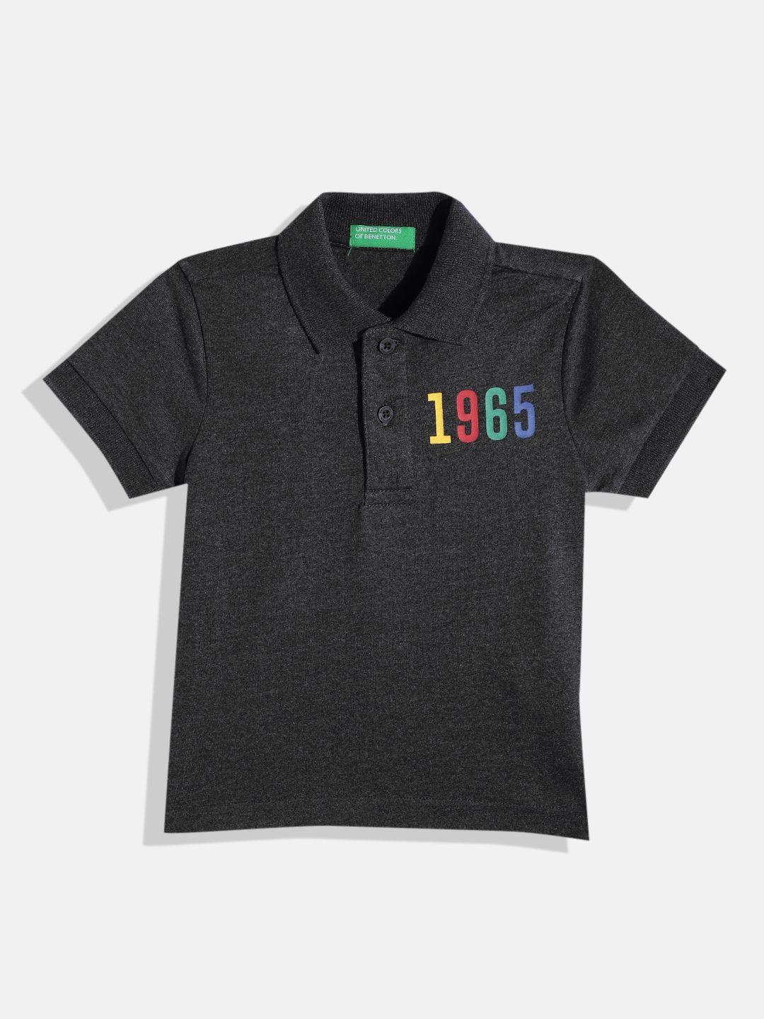 united colors of benetton boys polo collar t-shirt