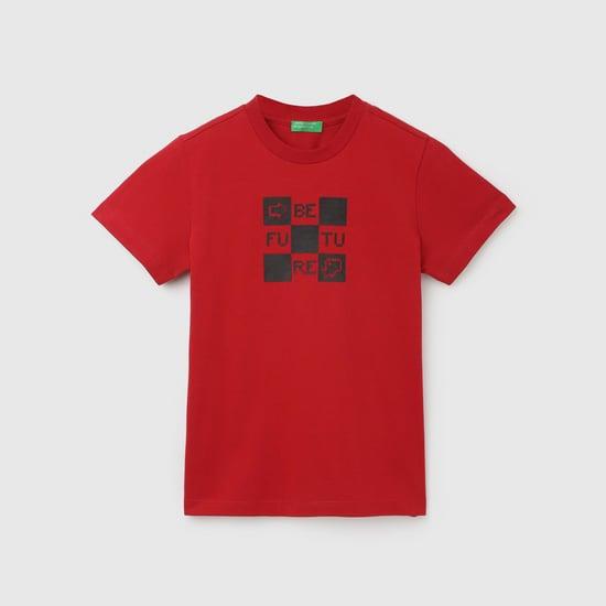 united colors of benetton boys printed t-shirt