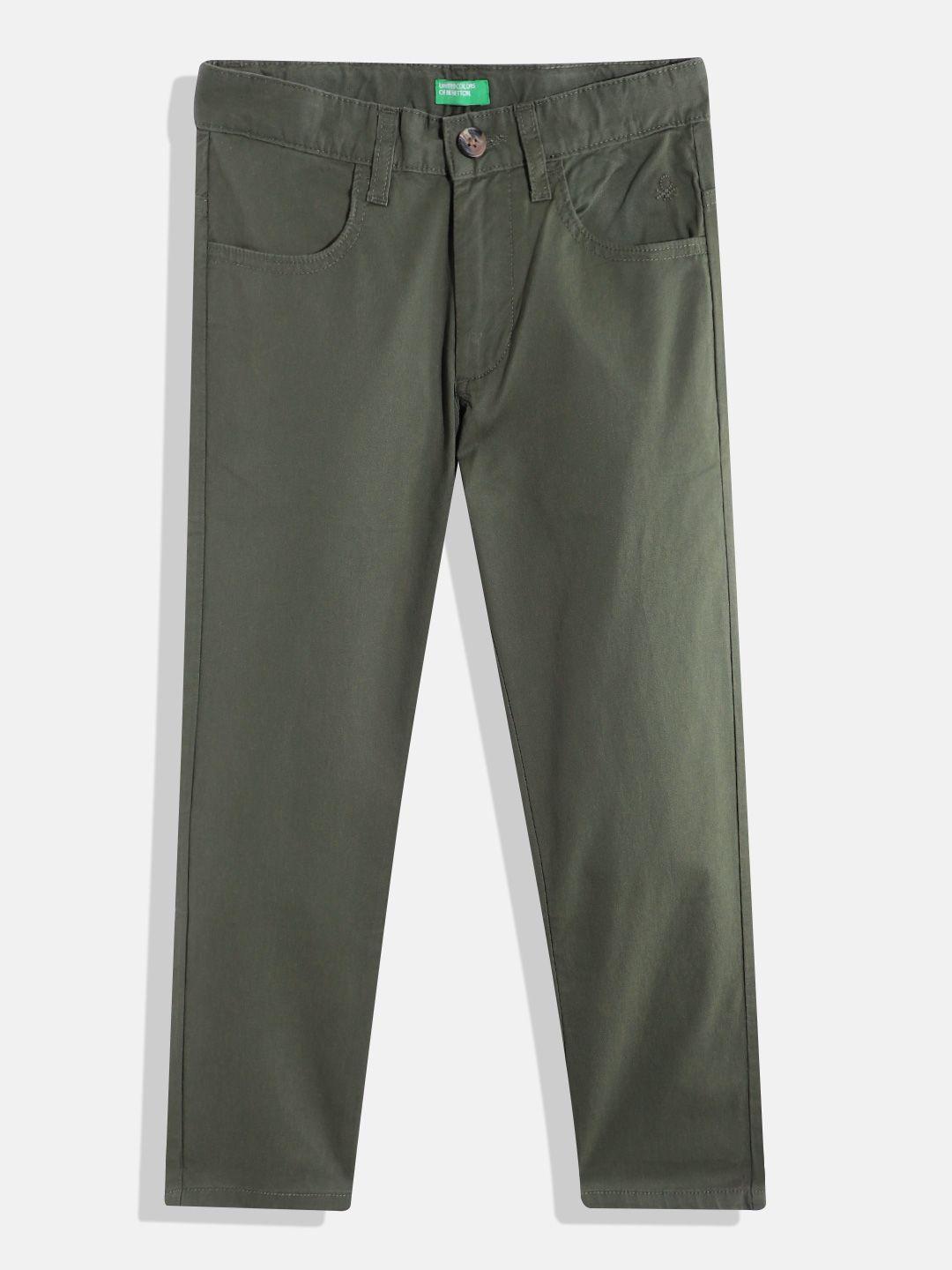 united colors of benetton boys regular fit trousers