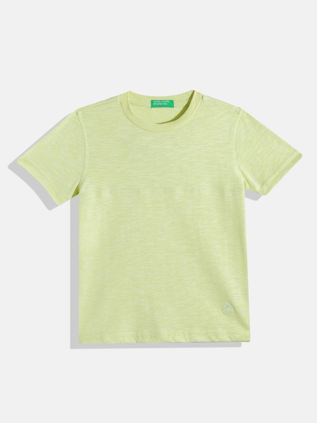 united colors of benetton boys solid t-shirt