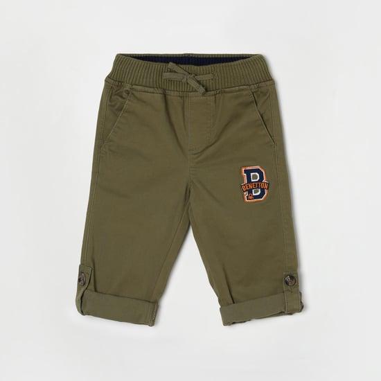 united colors of benetton boys solid trousers