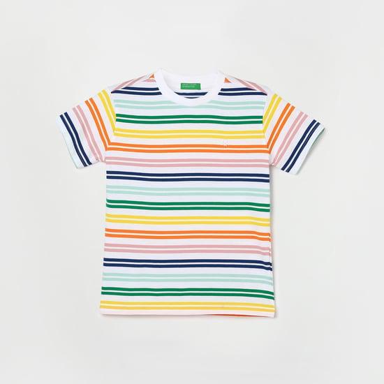 united colors of benetton boys striped t-shirt