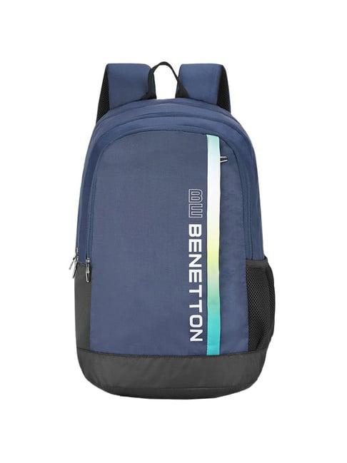 united colors of benetton brenton 26 ltrs navy medium laptop backpack