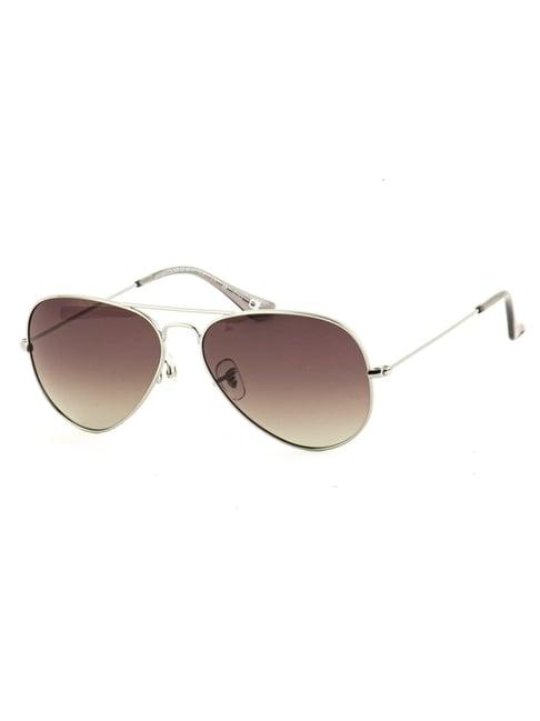 united colors of benetton brown aviator sunglasses for men