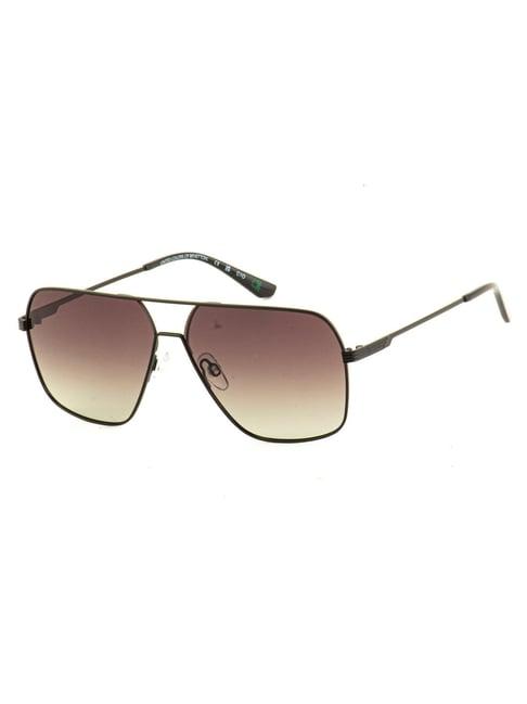 united colors of benetton brown square sunglasses for men