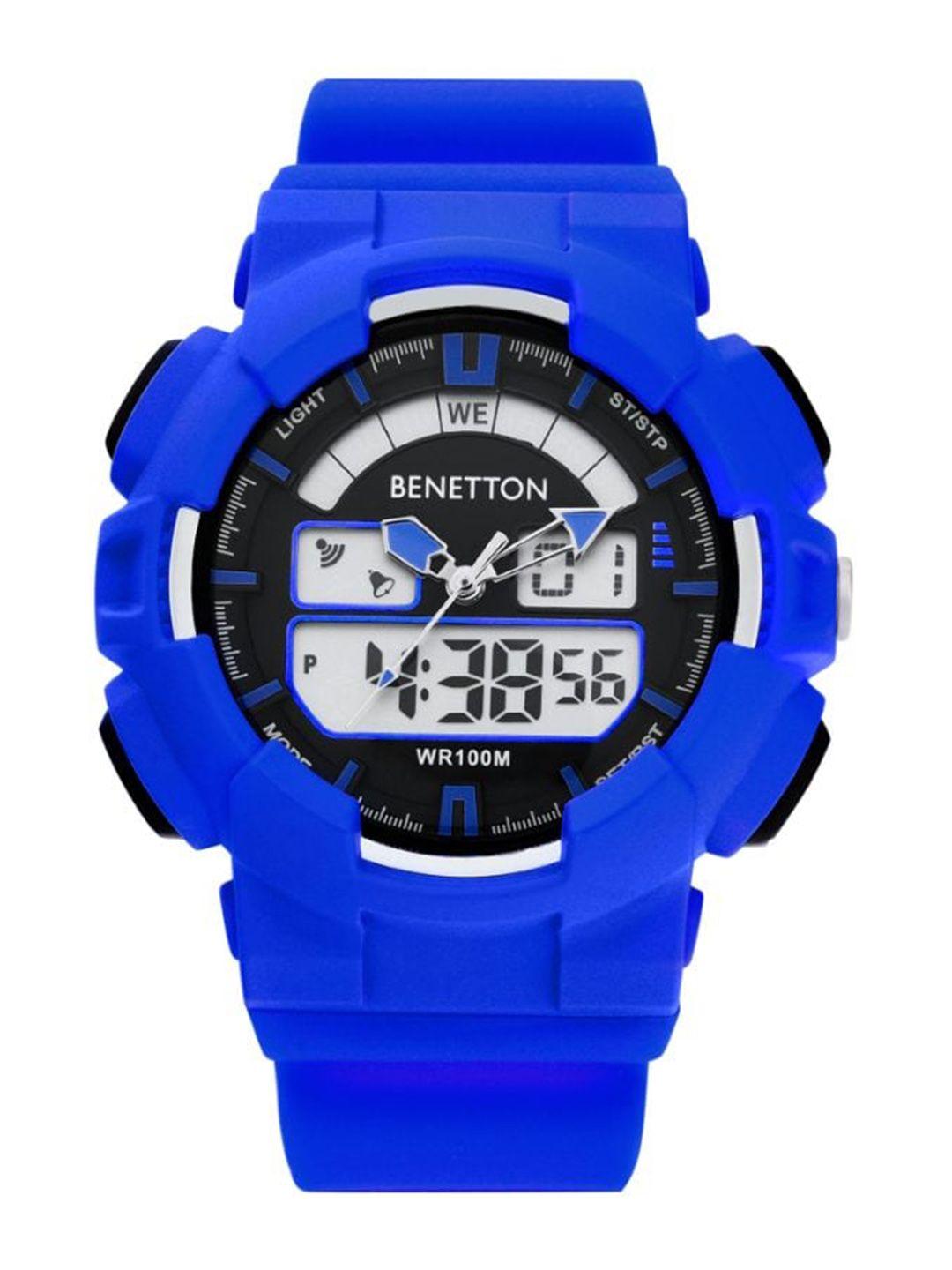 united colors of benetton dial & straps analogue & digital watch uwucg0600