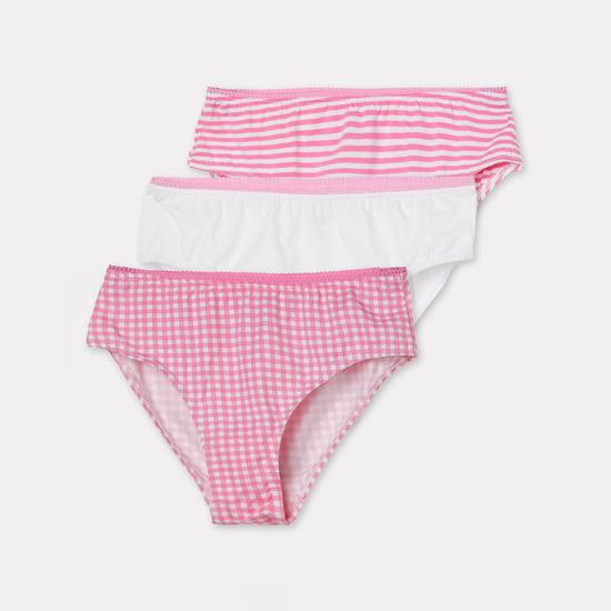 united colors of benetton girls assorted panties - pack of 3