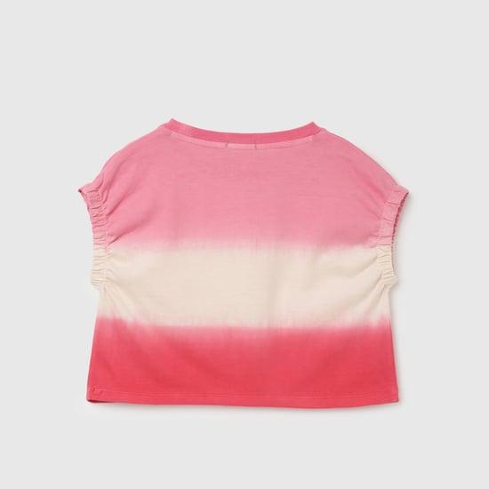 united colors of benetton girls colourblocked top